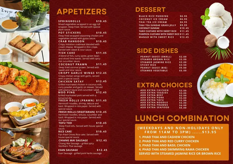 Appetizers & Desserts